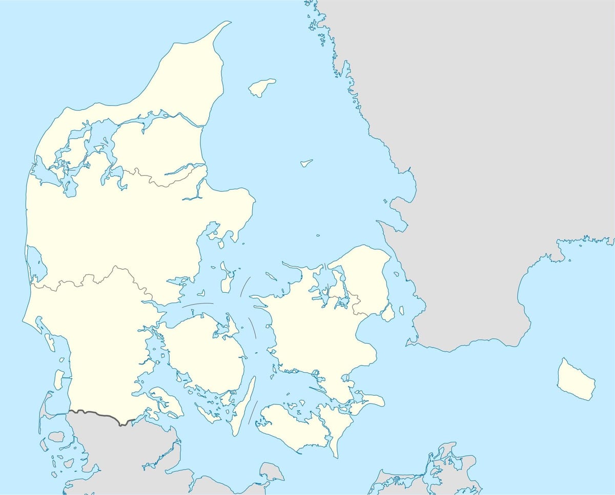 Karte dānija vektoru