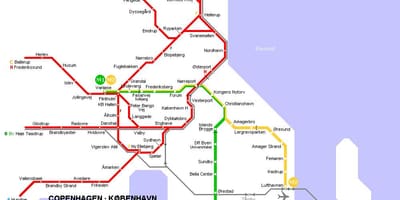 Karte metro, dānija 