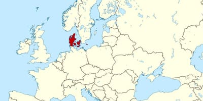 Pasaules kartes, kas parāda dānija