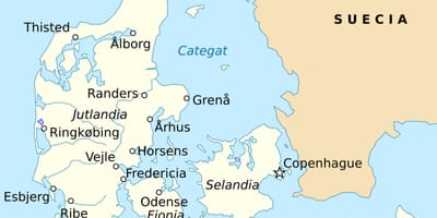 Karte fredericijas dānija